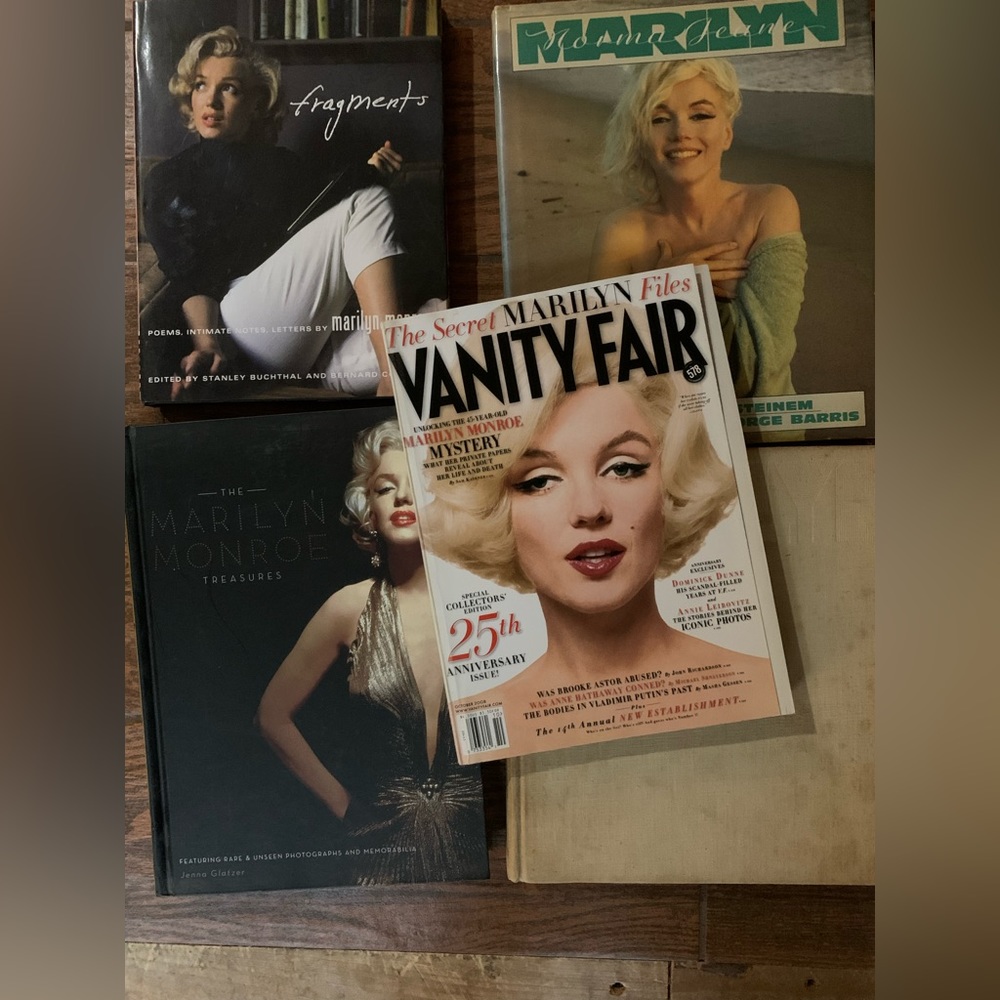 (4) Coffee Table Marilyn Books